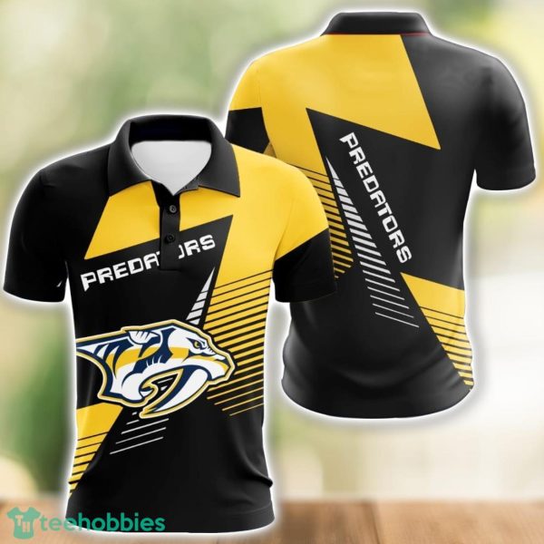 Nashville Predators 3D Polo Shirt Team Ideas Gift Golf Lover Gift Product Photo 1