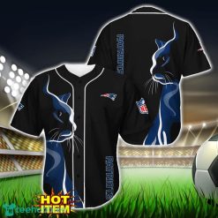 New England Patriots Black Baseball Jersey Shirt For Fans Product Photo 1