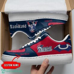 New England Patriots Personalized Name AF Sneakers Men Women Air Force Shoes Product Photo 1
