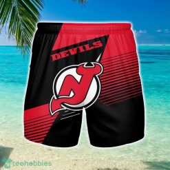 New Jersey Devils 3D Beach Shorts Summer Vacation Gift For Men Product Photo 1