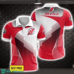 New Jersey Devils Team Polo Shirt Gift For Fans Trending 3D Polo Shirt Product Photo 1