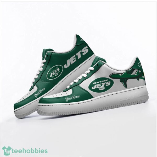 New York Jets Personalized Name AF Sneakers Men Women Air Force Shoes Product Photo 3