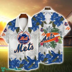New York Mets MLB Hibiscus Flower Hawaiian Shirt Cute Summer Gift Product Photo 1