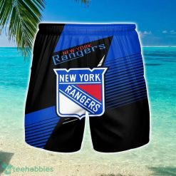 New York Rangers 3D Beach Shorts Summer Vacation Gift For Men Product Photo 1
