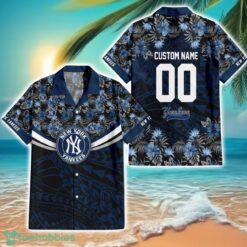 New York Yankees MLB Hawaiian Shirt Aloha Beach Shirt Custom Name And Number For Team Product Photo 1