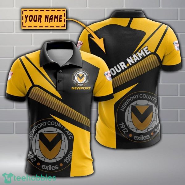 Newport County Polo Shirt Sports Ideas Gift Custom Name Product Photo 1