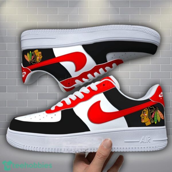 NHL Chicago Blackhawks Mix Corlor Air Force Shoes Treding Gift For Men Women Sneakers Product Photo 1