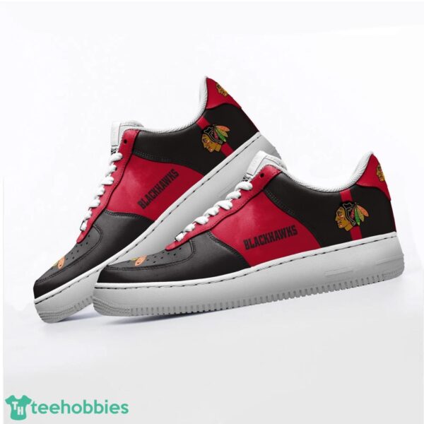 NHL Chicago Blackhawks Personalized Name AF Sneakers Men Women Air Force Product Photo 3