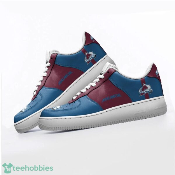 NHL Colorado Avalanche Personalized Name AF Sneakers Men Women Air Force Product Photo 3
