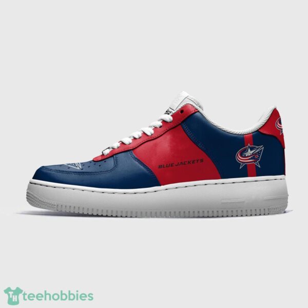 NHL Columbus Blue Jackets Personalized Name AF Sneakers Men Women Air Force Product Photo 2