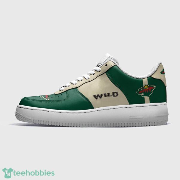 NHL Minnesota Wild Personalized Name AF Sneakers Men Women Air Force Product Photo 2