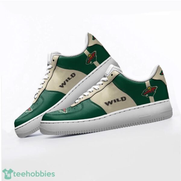 NHL Minnesota Wild Personalized Name AF Sneakers Men Women Air Force Product Photo 3