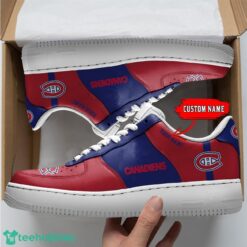 NHL Montreal Canadiens Personalized Name AF Sneakers Men Women Air Force Product Photo 1
