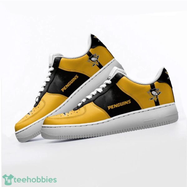 NHL Pittsburgh Penguins Personalized Name AF Sneakers Men Women Air Force Product Photo 3