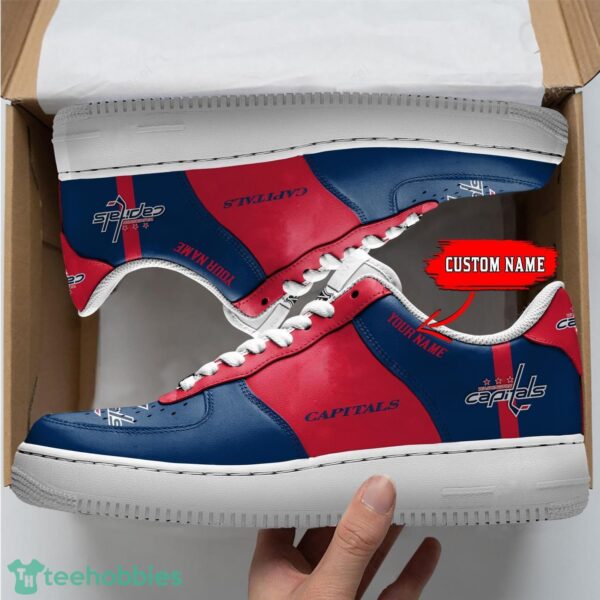 NHL Washington Capitals Personalized Name AF Sneakers Men Women Air Force Product Photo 1
