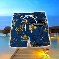 North Queensland Cowboys 3D Hawaiian Shirt And Shorts Custom Name Beach Shirt Product Photo 2