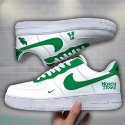 North Texas Mean Green Air Force Custom Name AF1 Air Force Sneakers Product Photo 1