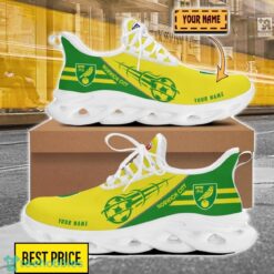 Norwich City Custom Name Sneakers Limited Max Soul Shoes For Men Women Product Photo 1