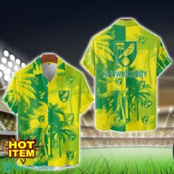 Norwich City Hawaiian Shirt 3D Printing Beach Shirt For Men And Women Product Photo 1