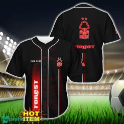 Nottingham Forest F.C Black Baseball Jersey Shirt For Fans Product Photo 1