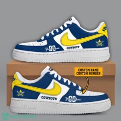 NQ Cowboys NRL Custom Name And Number Personalized Air Force 1 Sneaker Product Photo 1
