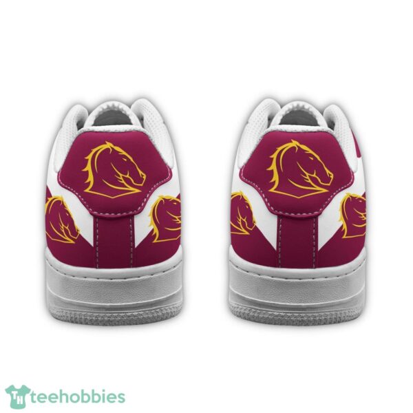 NRL Brisbane Broncos Air Force Sneakers AF1 Shoes Product Photo 2
