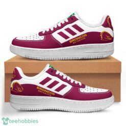 NRL Brisbane Broncos Air Force Sneakers AF1 Shoes Product Photo 1