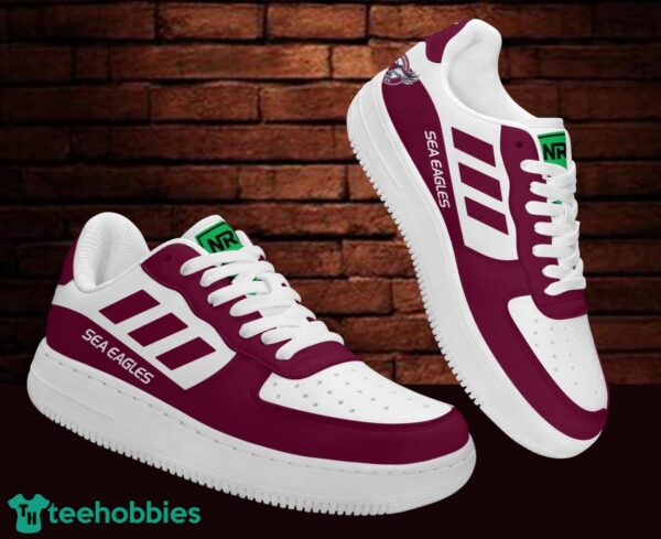 NRL Manly Sea Eagles Air Force Sneakers AF1 Shoes Product Photo 4