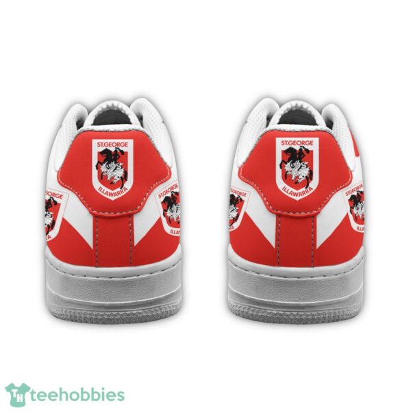 NRL St. George Illawarra Dragons Air Force Sneakers AF1 Shoes Product Photo 2