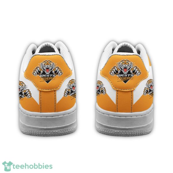 NRL Wests Tigers Air Force Sneakers AF1 Shoes Product Photo 2