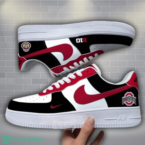 Ohio State Buckeyes Mix Corlor Air Force Shoes Treding Gift For Men Women Sneakers Product Photo 1