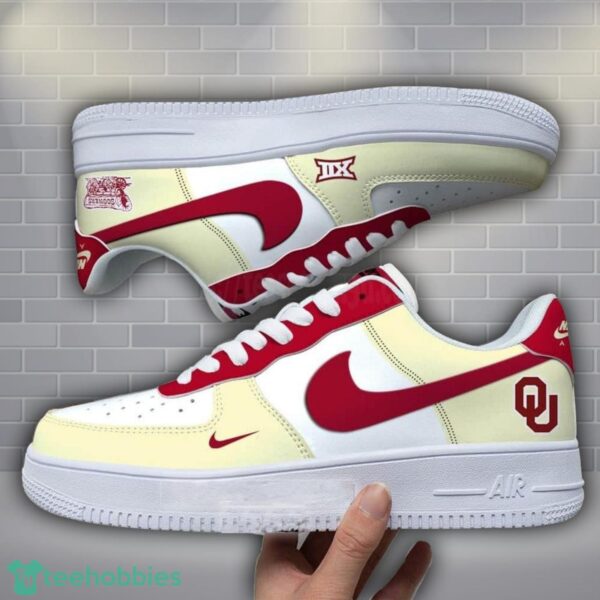 Oklahoma Sooners Mix Corlor Air Force Shoes Treding Gift For Men Women Sneakers Product Photo 1