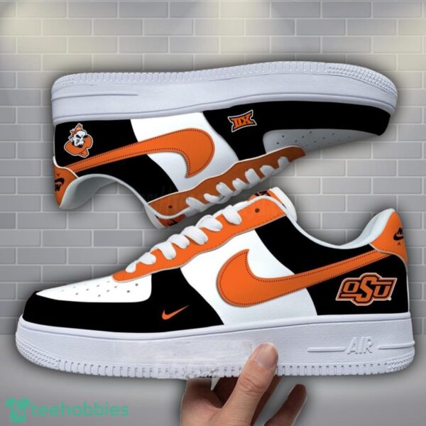Oklahoma State Cowboys Mix Corlor Air Force Shoes Treding Gift For Men Women Sneakers Product Photo 1