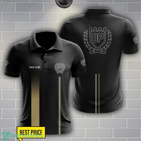 Olym Pianus Polo Shirt Personalized Name Black Color Product Photo 1