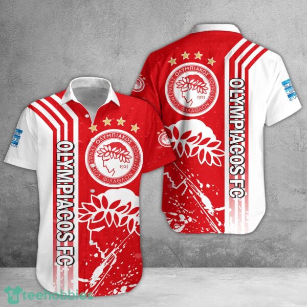 Olympiacos F.C. 3D Hawaiian Shirt For Fans Product Photo 1