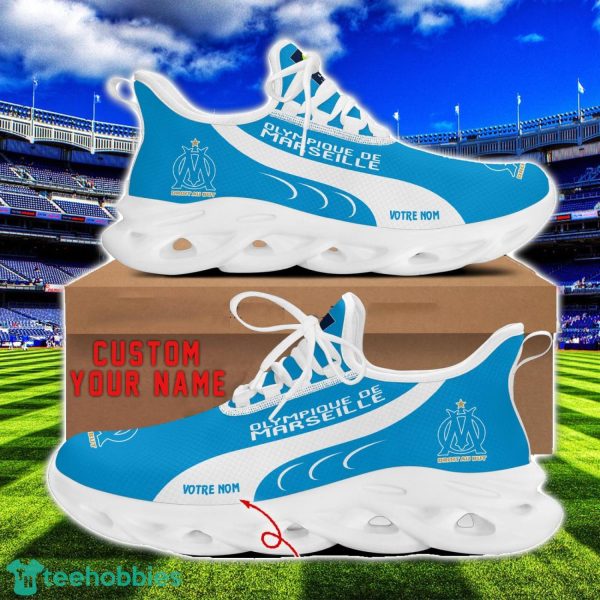 Olympique de Marseille Max Soul Shoes Custom Name Men Women Running Sneakers Product Photo 1