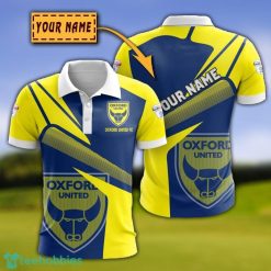 Oxford United F.C 3D Polo Shirt Custom Name For Fans Product Photo 1