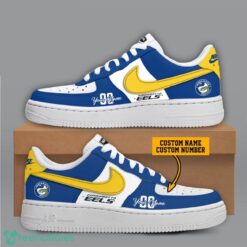Parramatta Eels NRL Custom Name And Number Personalized Air Force 1 Sneaker Product Photo 1