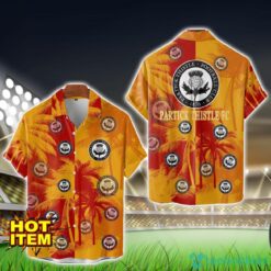 Partick Thistle F.C. All Over Printed Logo And Coconut Pattern Hawaiian Shirt Product Photo 1