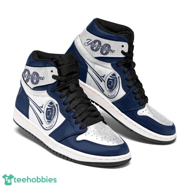 Penn State Nittany Lions NCAA Personalized Name Air Jordan Hightop Shoes AJ1 Sneakers Product Photo 2