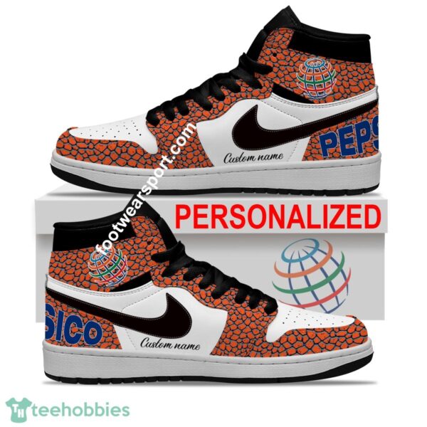 Pepsico Air Jordan Hightop Shoes Personalized Crocodile Skin Pattern For Fans Sneakers Gift - Pepsico Air Jordan Hightop Shoes Personalized Design 2