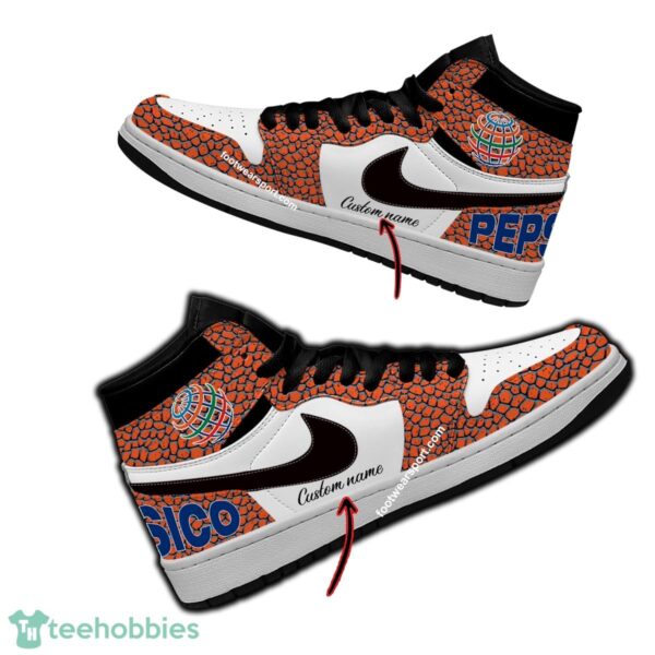 Pepsico Air Jordan Hightop Shoes Personalized Crocodile Skin Pattern For Fans Sneakers Gift - Pepsico Air Jordan Hightop Shoes Personalized Design 1