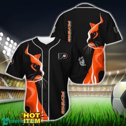 Philadelphia Flyers Black Baseball Jersey Shirt For Fans Product Photo 1
