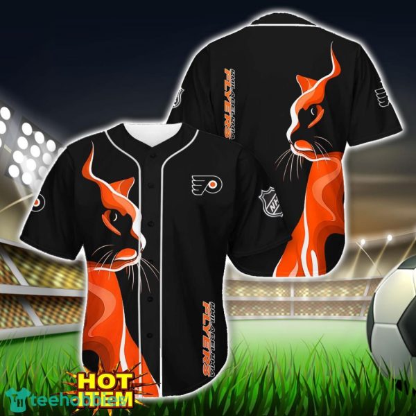 Philadelphia Flyers Black Baseball Jersey Shirt For Fans Product Photo 1