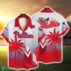 Philadelphia Phillies MLB Coconut Surfboard Pattern 3D Hawaiian Shirt For Fans Product Photo 1