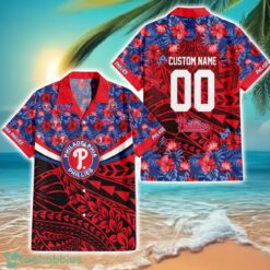 Philadelphia Phillies MLB Hawaiian Shirt Aloha Beach Shirt Custom Name And Number For Team Product Photo 1