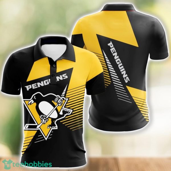 Pittsburgh Penguins 3D Polo Shirt Team Ideas Gift Golf Lover Gift Product Photo 1