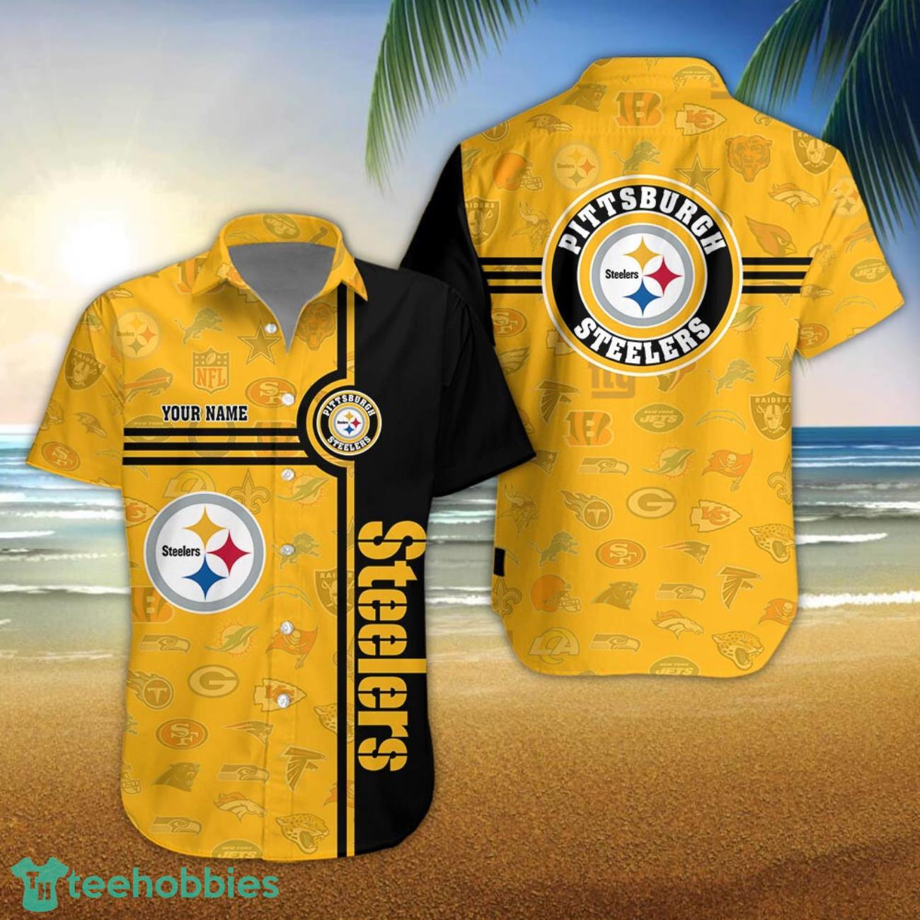 pittsburgh-steelers-logo-team-3d-all-over-printed-3d-hawaiian-shirt-custom-name-for-fans.jpg Pittsburgh Steelers Logo team 3D All Over Printed 3D Hawaiian Shirt Custom Name For Fans Product Photo 1