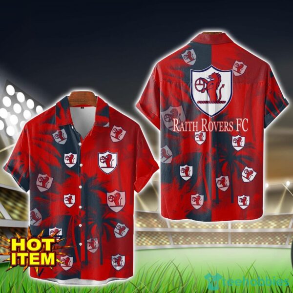 Raith Rovers F.C. All Over Printed Logo And Coconut Pattern Hawaiian Shirt Product Photo 1