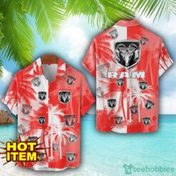 Ram Truck Hawaii Shirt All Over Printed Logo And Coconut Pattern Hawaiian Shirt Product Photo 1